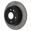 Picture of Sport Drilled and Slotted 1-Piece Rear Passenger Side Brake Rotor