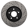Picture of Sport Drilled and Slotted 1-Piece Front Driver Side Brake Rotor