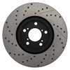 Picture of Sport Drilled and Slotted 1-Piece Front Driver Side Brake Rotor