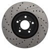 Picture of Sport Drilled and Slotted 1-Piece Front Passenger Side Brake Rotor
