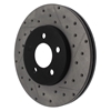 Picture of Sport Drilled and Slotted 1-Piece Front Driver Side Brake Rotor