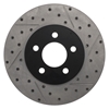 Picture of Sport Drilled and Slotted 1-Piece Front Driver Side Brake Rotor