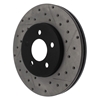 Picture of Sport Drilled and Slotted 1-Piece Front Passenger Side Brake Rotor