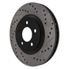Picture of Sport Drilled and Slotted 1-Piece Front Driver Side Brake Rotor