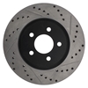 Picture of Sport Drilled and Slotted 1-Piece Front Driver Side Brake Rotor