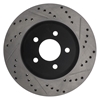 Picture of Sport Drilled and Slotted 1-Piece Front Passenger Side Brake Rotor