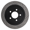 Picture of Sport Drilled and Slotted 1-Piece Rear Driver Side Brake Rotor