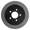 Picture of Sport Drilled and Slotted 1-Piece Rear Passenger Side Brake Rotor