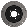 Picture of Sport Drilled and Slotted 1-Piece Rear Passenger Side Brake Rotor