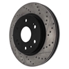 Picture of Sport Drilled and Slotted 1-Piece Front Driver Side Brake Rotor