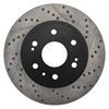 Picture of Sport Drilled and Slotted 1-Piece Front Driver Side Brake Rotor