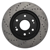 Picture of Sport Drilled and Slotted 1-Piece Front Driver Side Brake Rotor