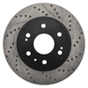 Picture of Sport Drilled and Slotted 1-Piece Front Passenger Side Brake Rotor