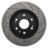 Picture of Sport Drilled and Slotted 1-Piece Front Passenger Side Brake Rotor