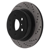 Picture of Sport Drilled and Slotted 1-Piece Rear Driver Side Brake Rotor