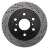Picture of Sport Drilled and Slotted 1-Piece Rear Driver Side Brake Rotor