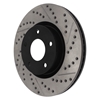 Picture of Sport Drilled and Slotted 1-Piece Front Driver Side Brake Rotor