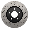 Picture of Sport Drilled and Slotted 1-Piece Front Driver Side Brake Rotor