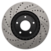 Picture of Sport Drilled and Slotted 1-Piece Front Driver Side Brake Rotor