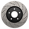 Picture of Sport Drilled and Slotted 1-Piece Front Passenger Side Brake Rotor