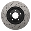 Picture of Sport Drilled and Slotted 1-Piece Front Passenger Side Brake Rotor