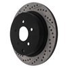 Picture of Sport Drilled and Slotted 1-Piece Rear Driver Side Brake Rotor
