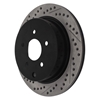 Picture of Sport Drilled and Slotted 1-Piece Rear Passenger Side Brake Rotor
