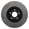 Picture of Sport Drilled and Slotted 1-Piece Front Driver Side Brake Rotor