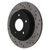 Picture of Sport Drilled and Slotted 1-Piece Rear Passenger Side Brake Rotor