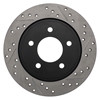 Picture of Sport Drilled and Slotted 1-Piece Rear Passenger Side Brake Rotor