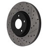 Picture of Sport Drilled and Slotted 1-Piece Front Driver Side Brake Rotor