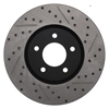 Picture of Sport Drilled and Slotted 1-Piece Front Driver Side Brake Rotor