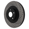 Picture of Sport Drilled and Slotted 1-Piece Front Driver Side Brake Rotor