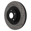 Picture of Sport Drilled and Slotted 1-Piece Front Passenger Side Brake Rotor