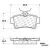 Picture of Sport Performance Rear Brake Pads