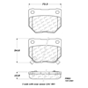 Picture of Sport Performance Rear Brake Pads