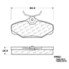 Picture of Sport Performance Rear Brake Pads