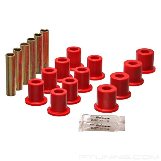 Picture of Hyper-Flex Front Complete Spring And Shackle Set - Red