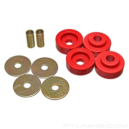 Picture of Torsion Bar Crossmember Mount Bushings - Red