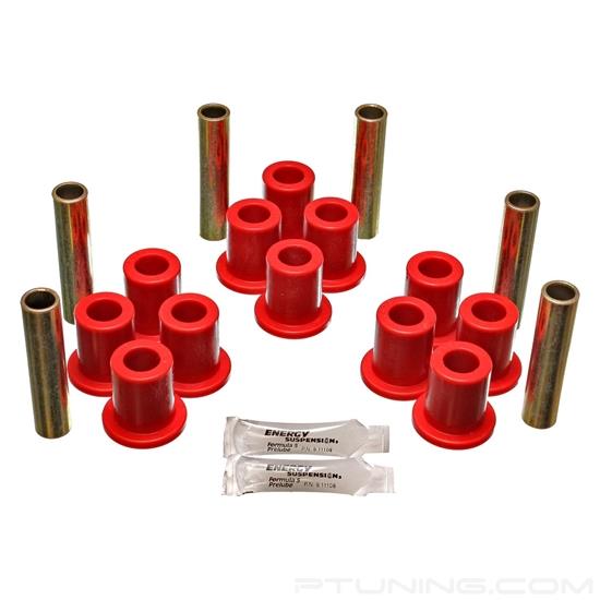 Picture of Hyper-Flex Front Complete Spring And Shackle Set - Red