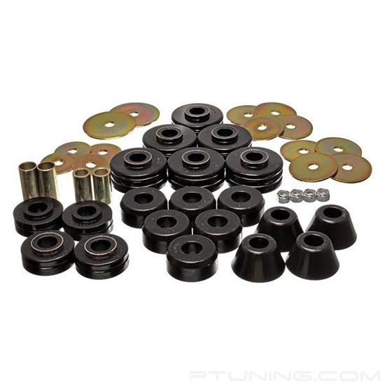 Picture of Front and Rear Body Cab Mount Kit - Black