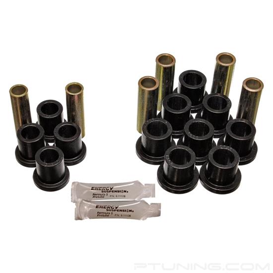 Picture of Hyper-Flex Rear Complete Spring And Shackle Bushings - Black