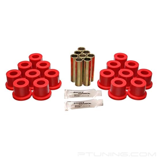 Picture of Hyper-Flex Complete Spring And Shackle Bushings - Red