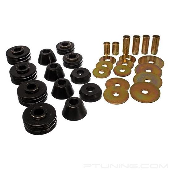 Picture of Front and Rear Body Cab Mount Kit - Black