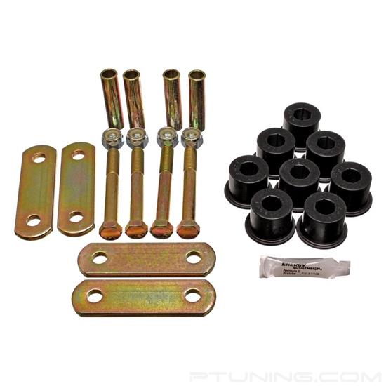 Picture of Hyper-Flex Performance Front or Rear Leaf Spring Shackles - Black