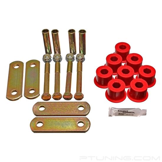 Picture of Hyper-Flex Performance Front or Rear Leaf Spring Shackles - Red