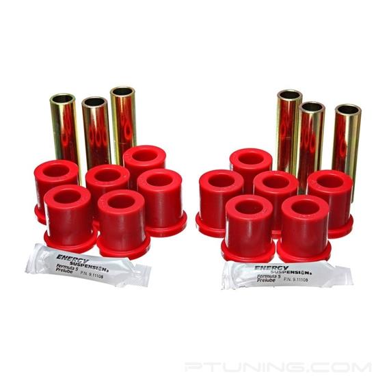 Picture of Rear Leaf Spring and Shackle Bushings - Red