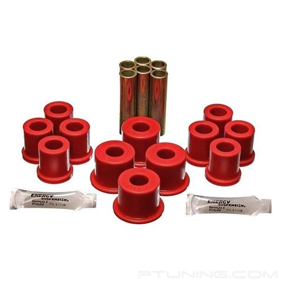 Picture of Rear Leaf Spring and Shackle Bushings - Red
