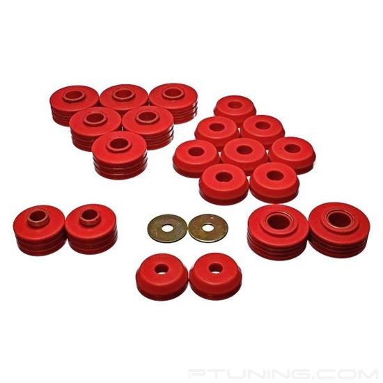 Picture of Front and Rear Body Cab Mount Kit - Red