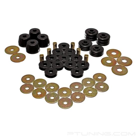 Picture of Front and Rear Body Cab Mount Kit - Black